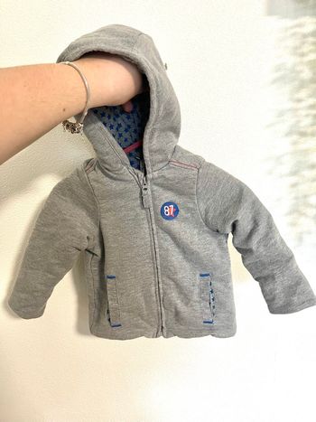 Très belle veste épaisse à capuche bébé garçon  