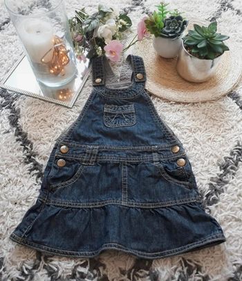 Robe Salopette en jeans Taille 18 mois🌿💝
