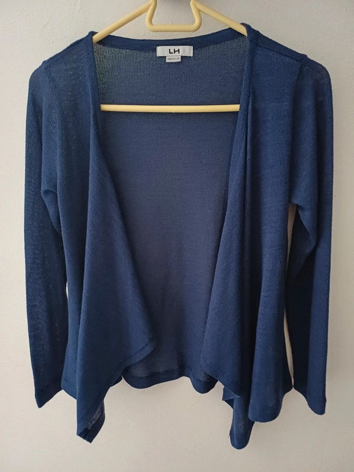 Gilet bleu marine 12 ans