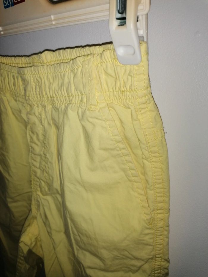 Bermudas jaune été 10ans - photo numéro 4