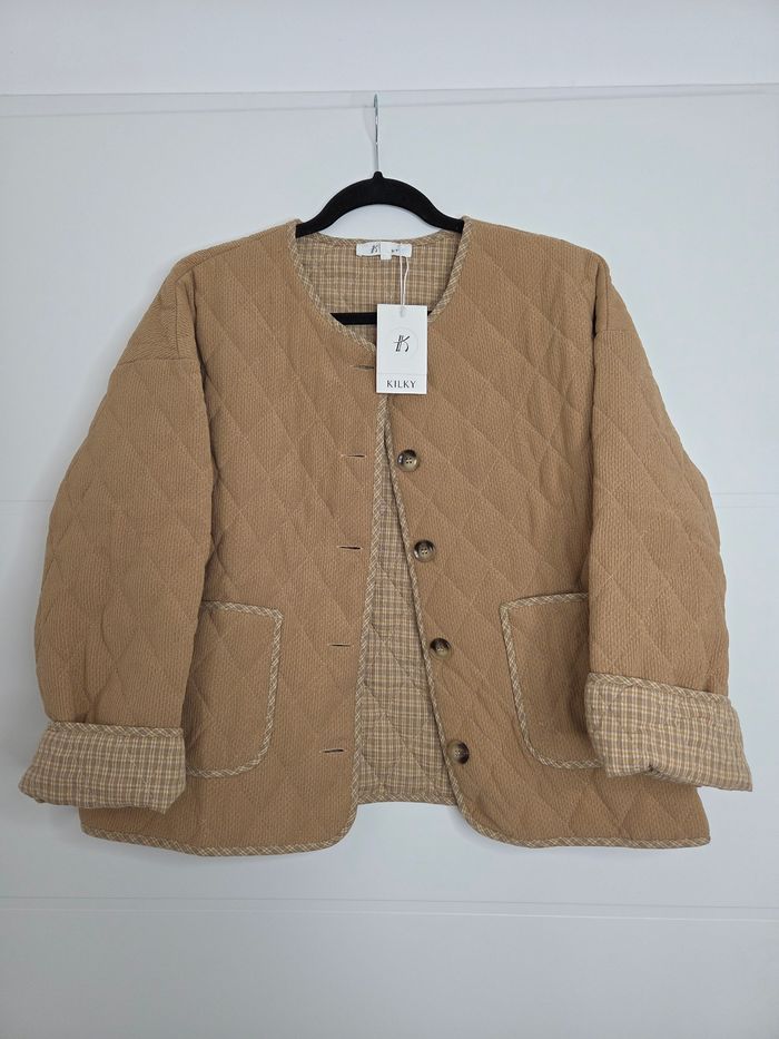 Veste matelassée camel Kilky Taille M