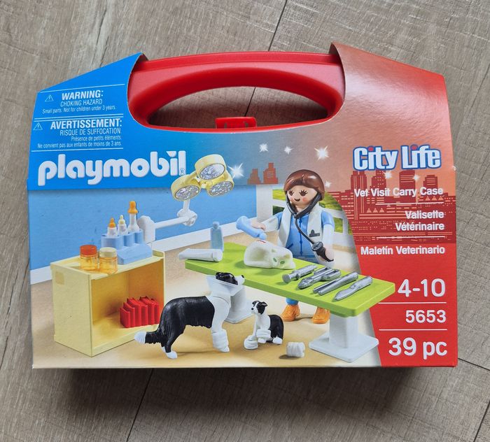 Playmobil City Life 5653 Valisette Vétérinaire - Neuf Scellé