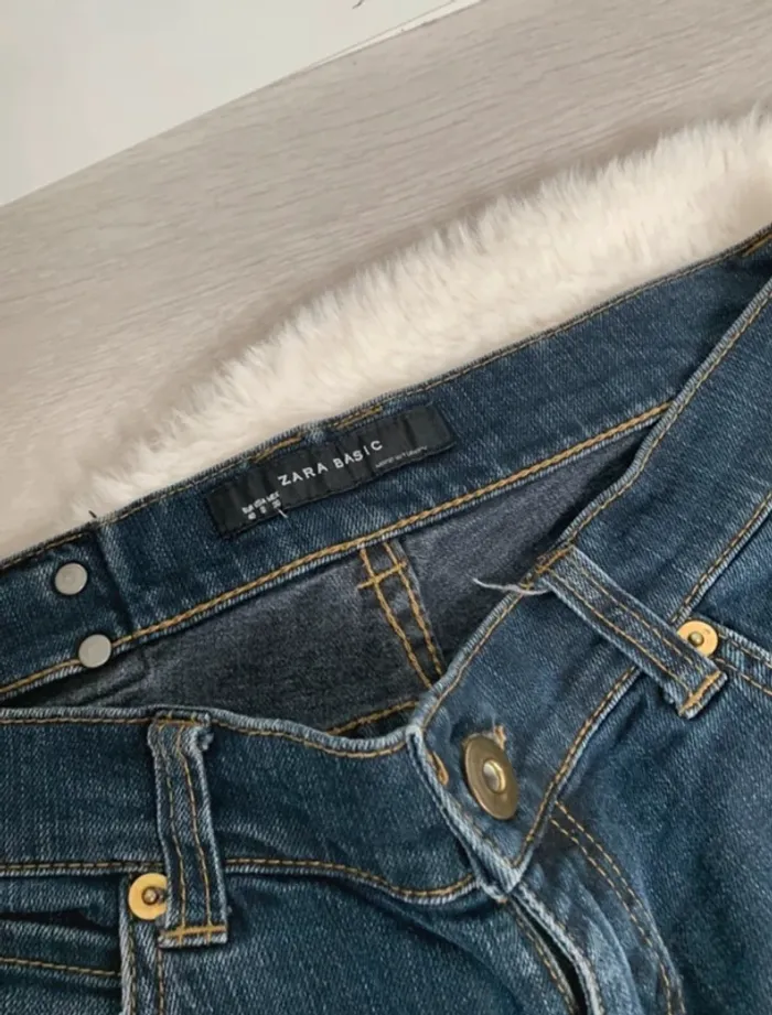 Jean bleu foncé vintage - photo numéro 2