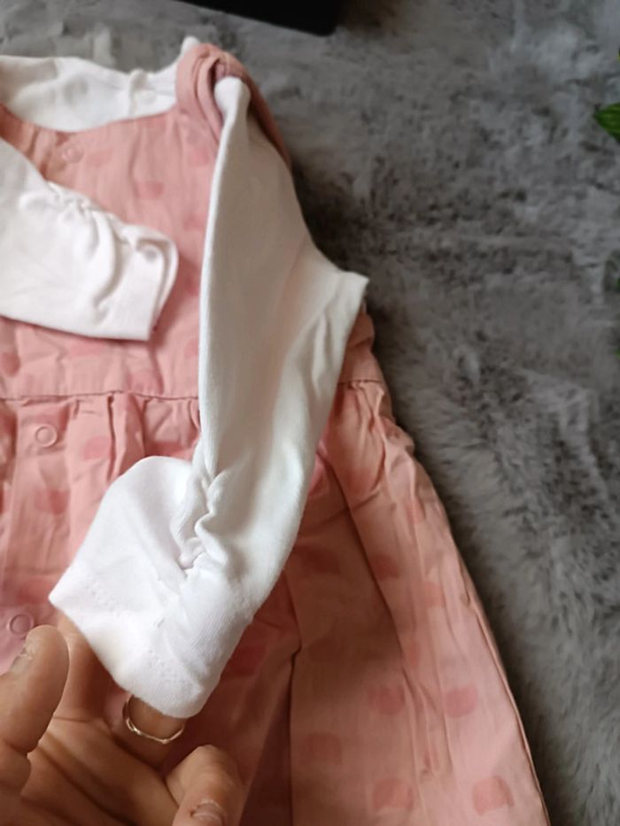 Ensemble combinaison et robe chat sucre d'orge 12 mois fille - photo numéro 13