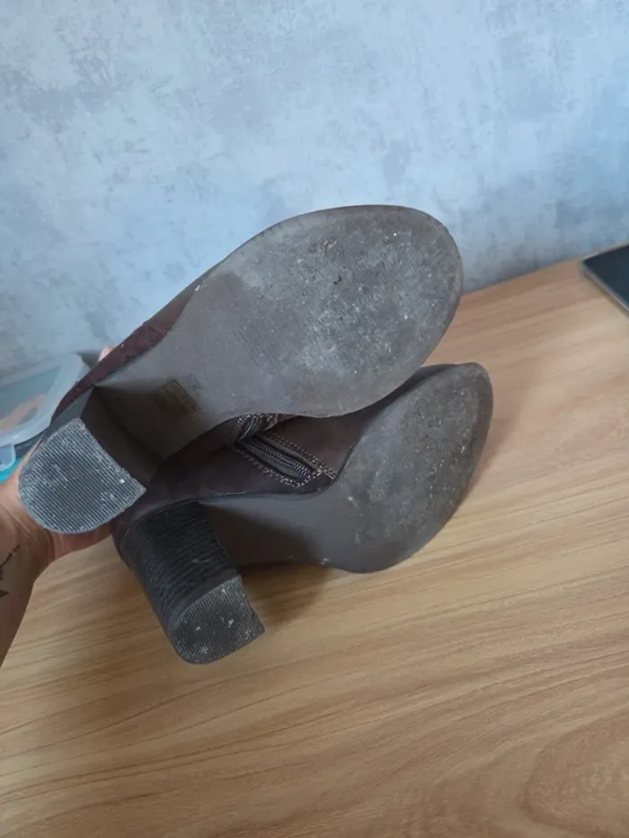 Bottines marron taille 37 - photo numéro 4