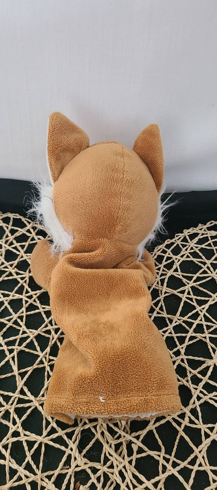 GOLLNEST KIESEL DOUDOU RENARD MARIONNETTE MARRON - photo numéro 4