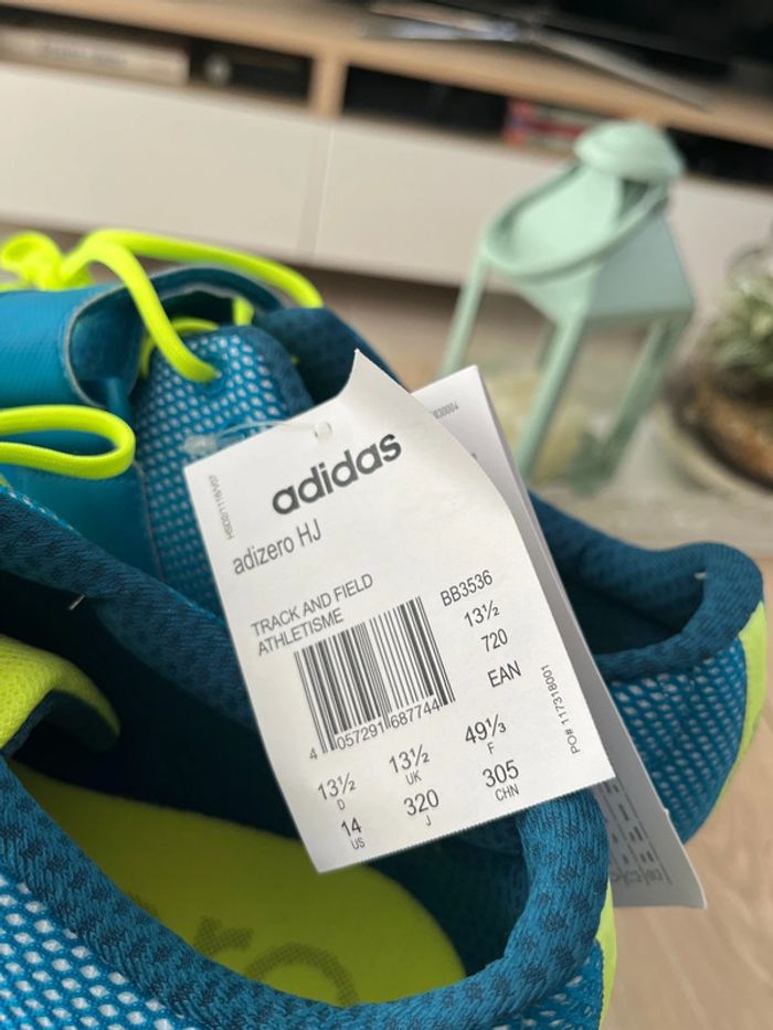 Basket athlétisme sur piste Adidas Adizero HJ BB3536 taille 49 1/3 neuve - photo numéro 6