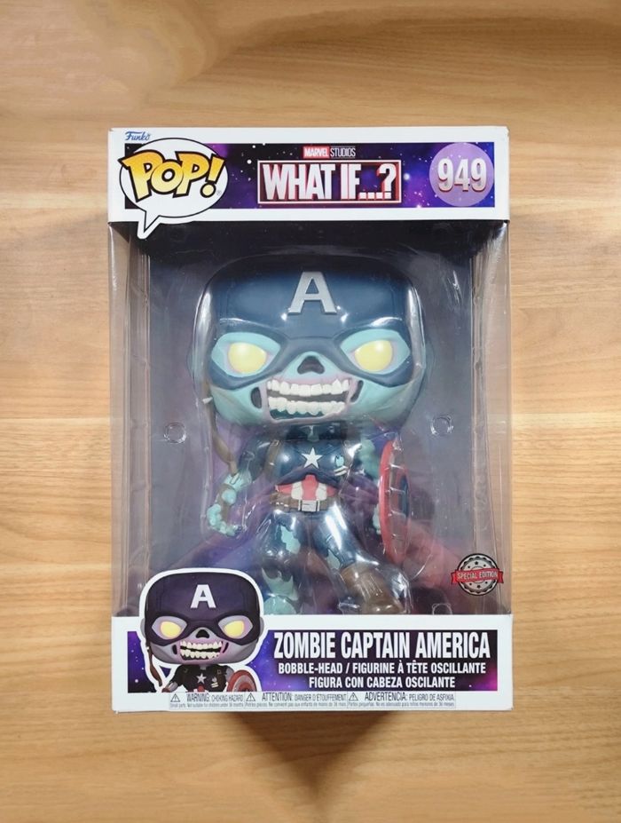 Funko Pop! Zombie Captain America #949 (What If ?)