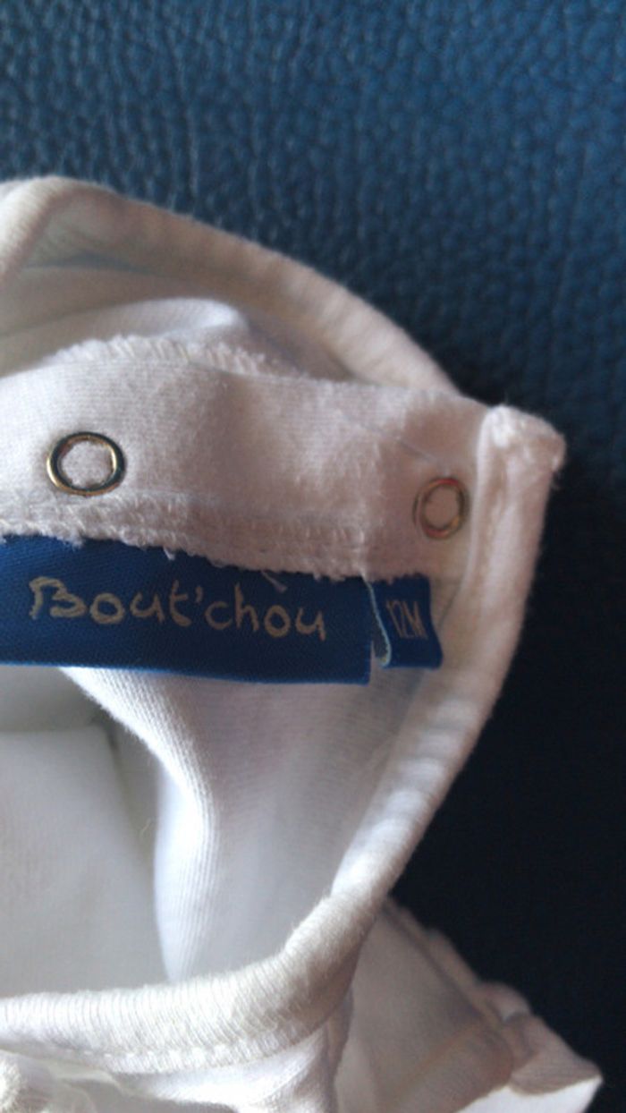 Bout chou t shirt blanc 12 mois - photo numéro 6