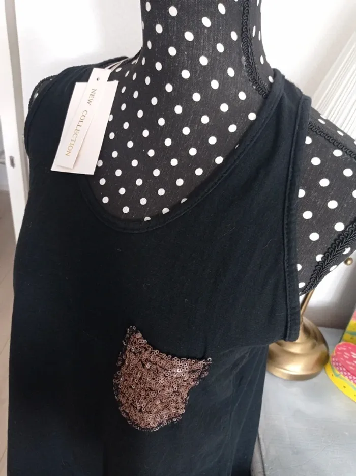 Débardeur noir, Made in Italy - photo numéro 4