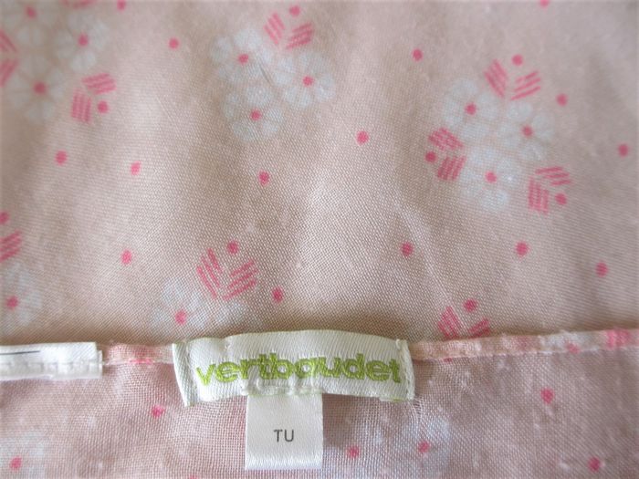 Foulard carré à petites fleurs stylisées fille Vertbaudet 71x 71 cm - photo numéro 3