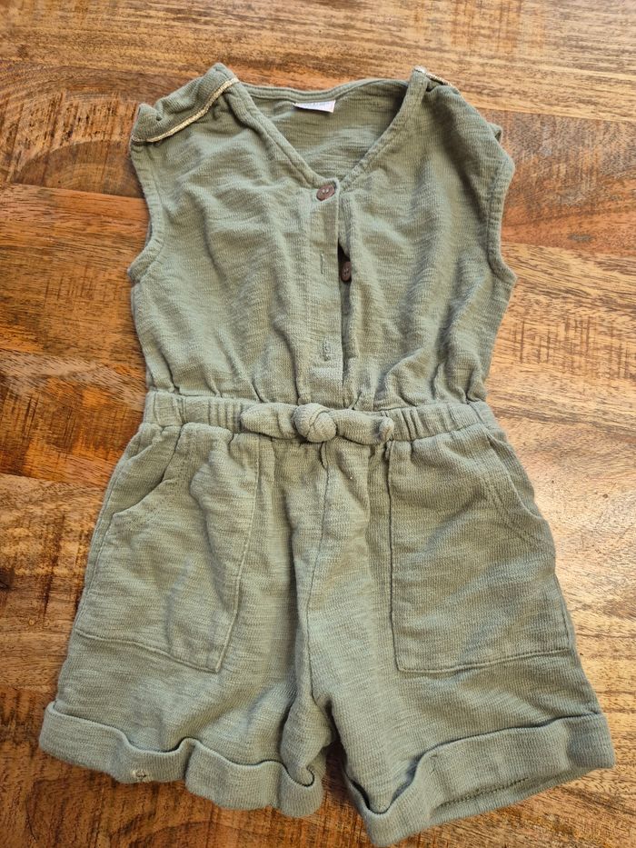 Combinaison short 4 ans kaki Tao