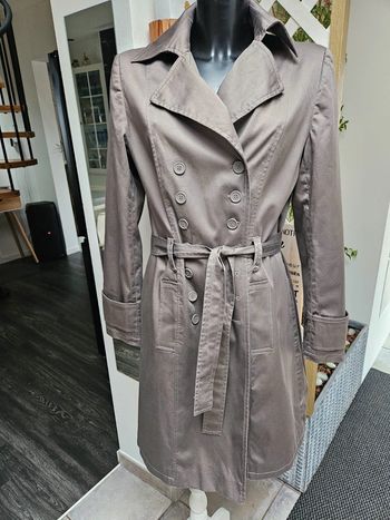 Trench marron taupe taille M