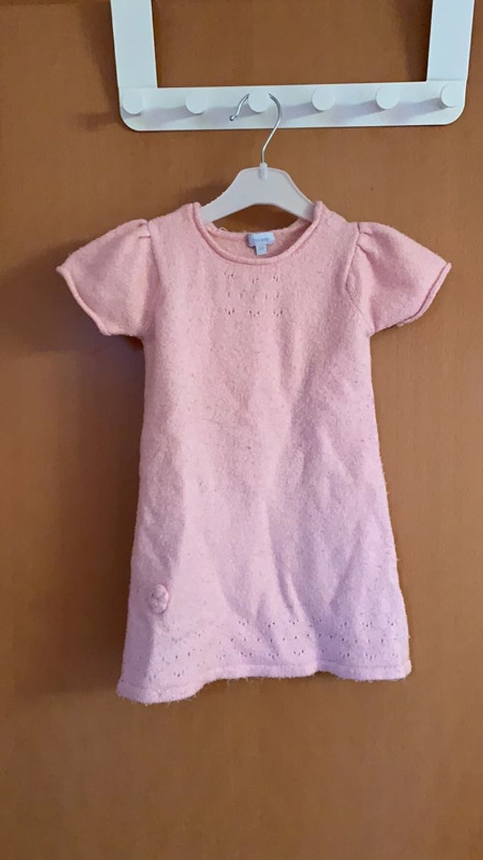 Robe rose pâle taille 18 mois