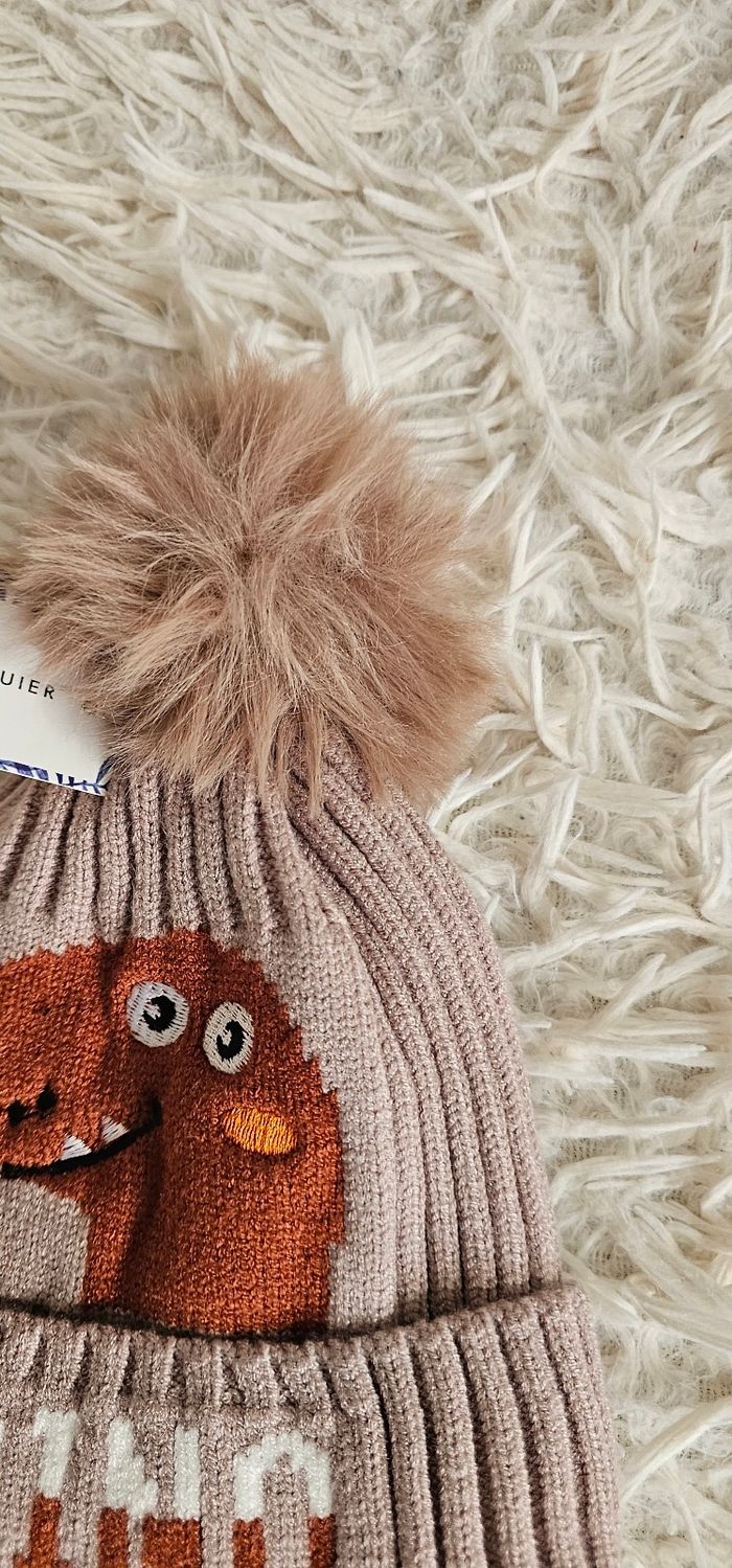 Magnifique bonnet d'hiver dinosaure Gérard Pasquier Neuf - photo numéro 3