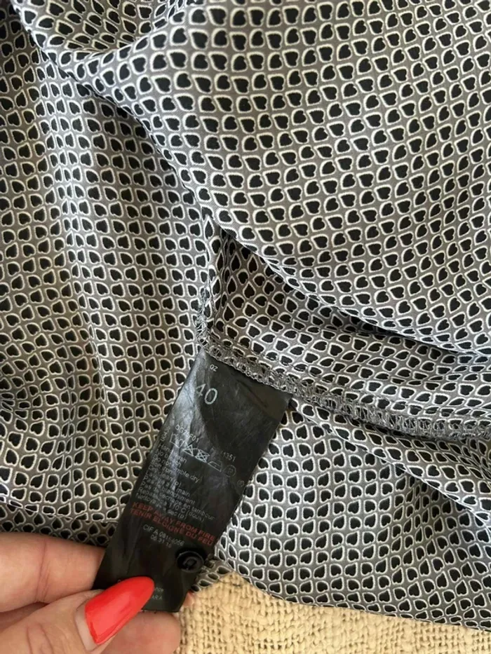 Blouse One Step - Taille 40 Gris noir - photo numéro 4