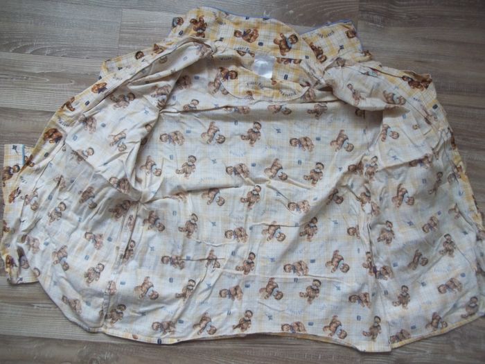 Pyjama flanelle jaune oursons Country Nuit 14 ans - photo numéro 3