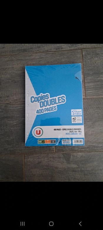 Lot 400 copies doubles U