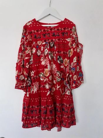 Robe fille été 8 ans rouge Zara