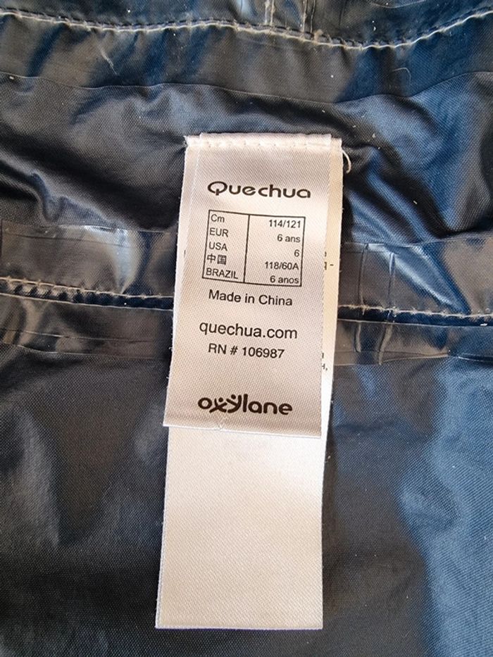 Blouson imperméable enfant 6 ans - photo numéro 5
