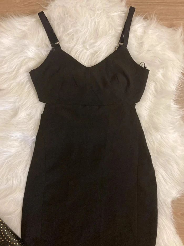 Robe festive noire sexy bershka – Taille M/38 - photo numéro 5