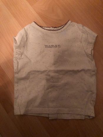 T shirt manches courtes fille 18 mois kiabi