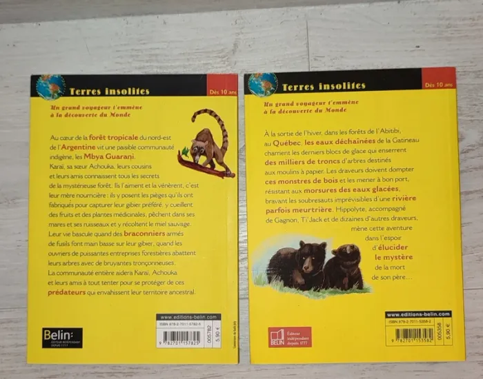 Livres enfants (10ans) collection Terres insolites - photo numéro 2