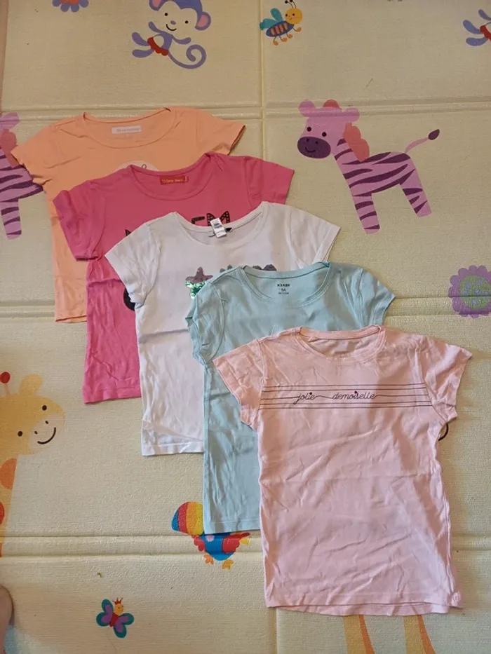 Lot t-shirts 5 ans