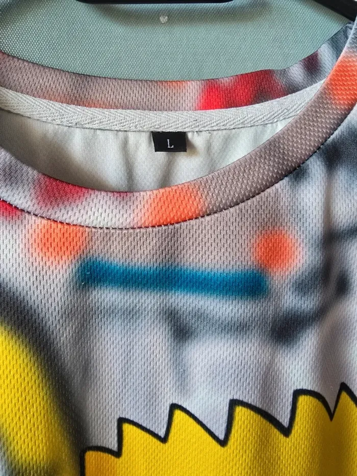 T-shirt Bart Simpson homme – Taille L - photo numéro 2
