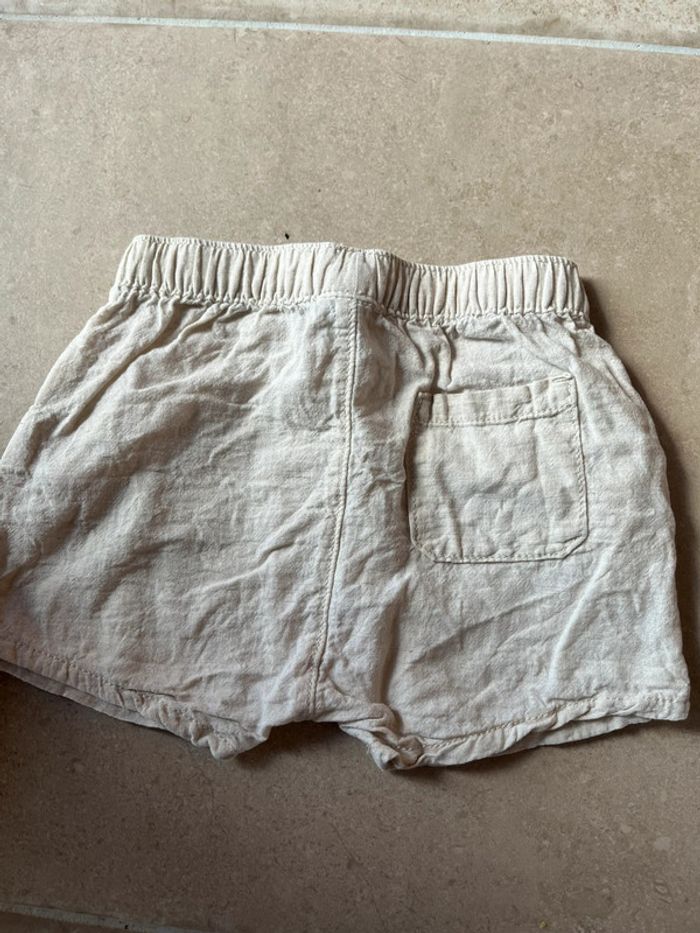 Short beige uni garçon 24 mois - photo numéro 3