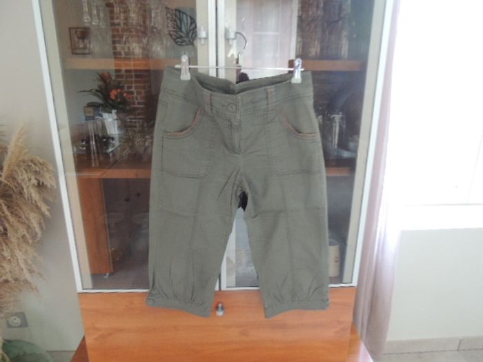 Pantacourt femme camaïeu taille 38