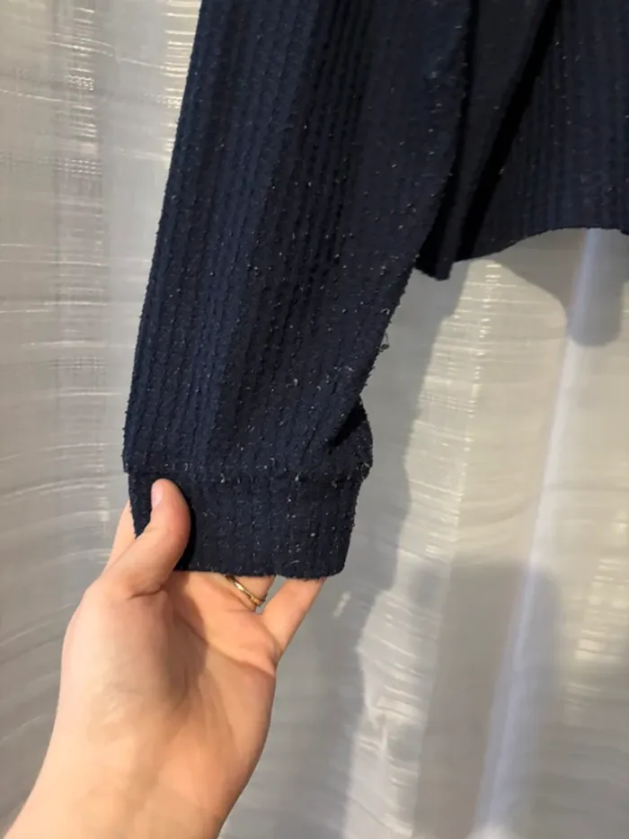 Haut de pyjama bleu - photo numéro 2