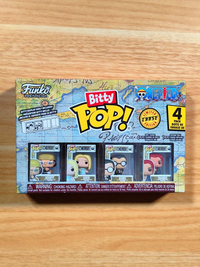 Lot 2 Boîtes Bitty Pop! One Piece - 8 Figurines dont 2 CHASE (Shanks & Buggy) - photo numéro 2