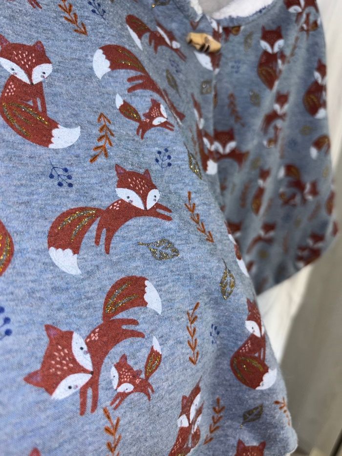 Poncho, fait main, 12-24 mois - photo numéro 2