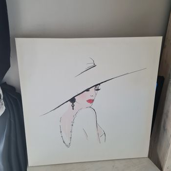 Magnifique cadre blanc