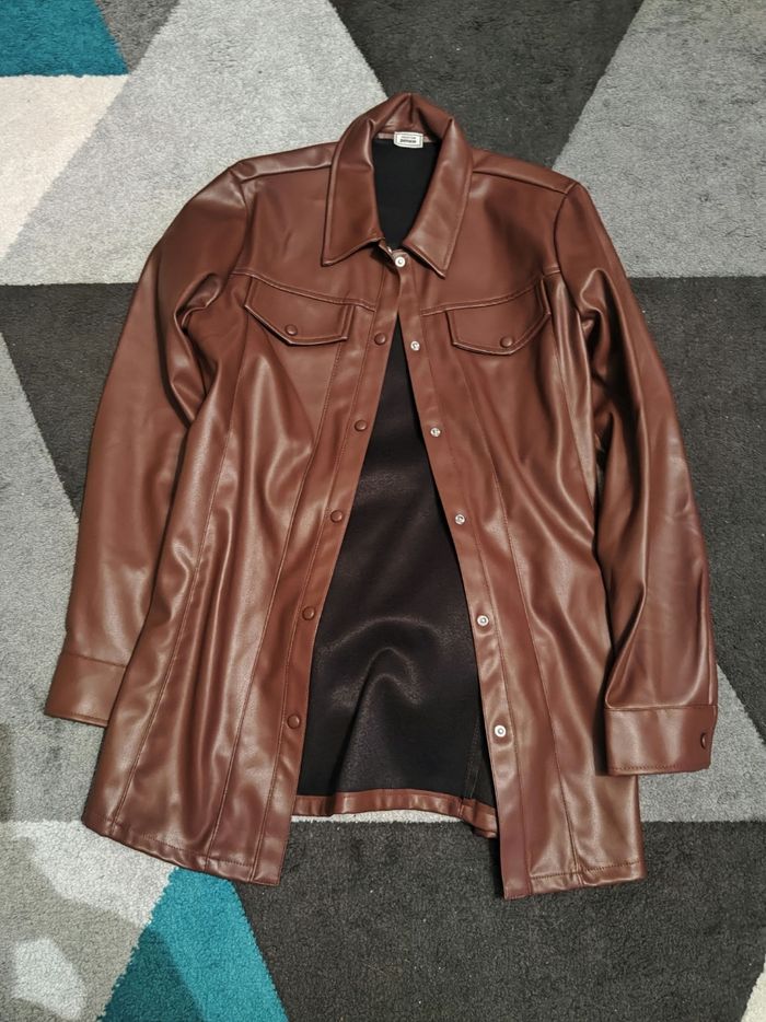 Chemise similicuir