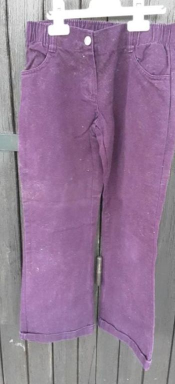 Jean fille violet