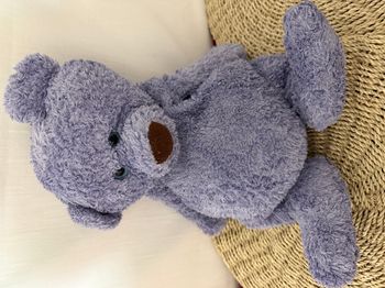Doudou ours mauve violet NOUNOURS