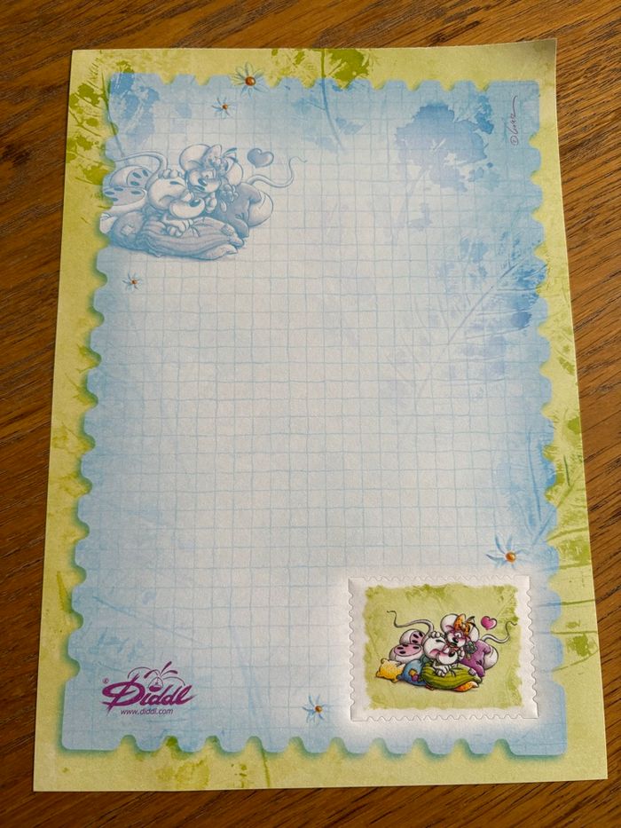 Lot de 20 feuilles Diddl - photo numéro 8