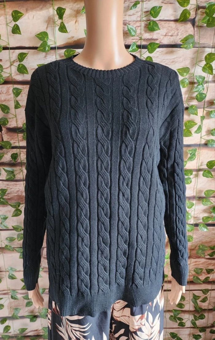🌸Ensemble Tenue Pull Pantalon Noir Taille Unique 🌸 - photo numéro 2
