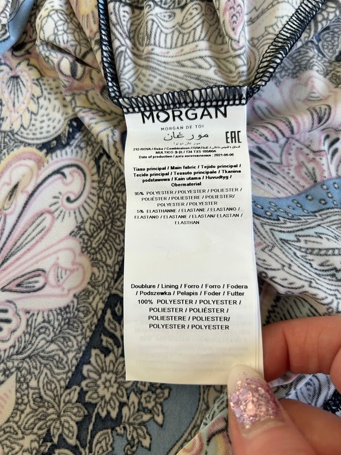 Robe imprimée neuve à manches courtes Morgan taille 34 (valeur 60€) - photo numéro 10