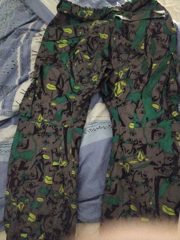Pantalon de ski Volcom camouflage vert