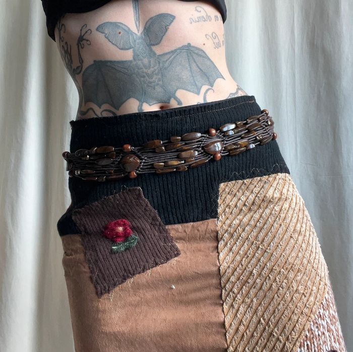 Ceinture de taille à nouer pierres Witchy trending y2k - Taille ajustable - photo numéro 2