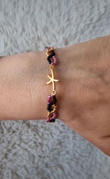 Bracelet thème vacances/été étoile de mer
