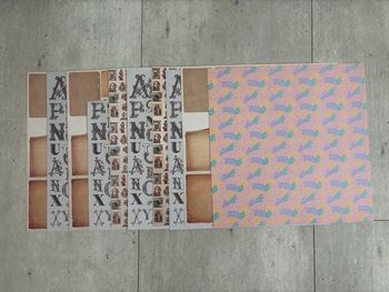 Lot de feuilles pour scrapbooking lot 5