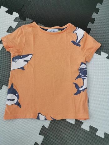 Tee shirt orange enfants