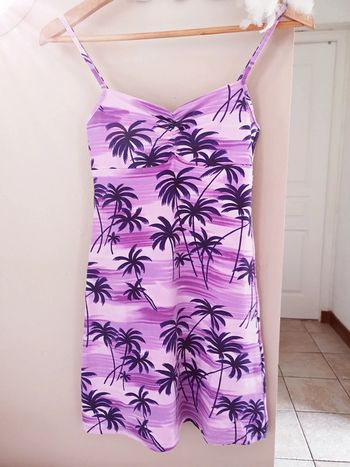 Robe palmiers jolies couleurs