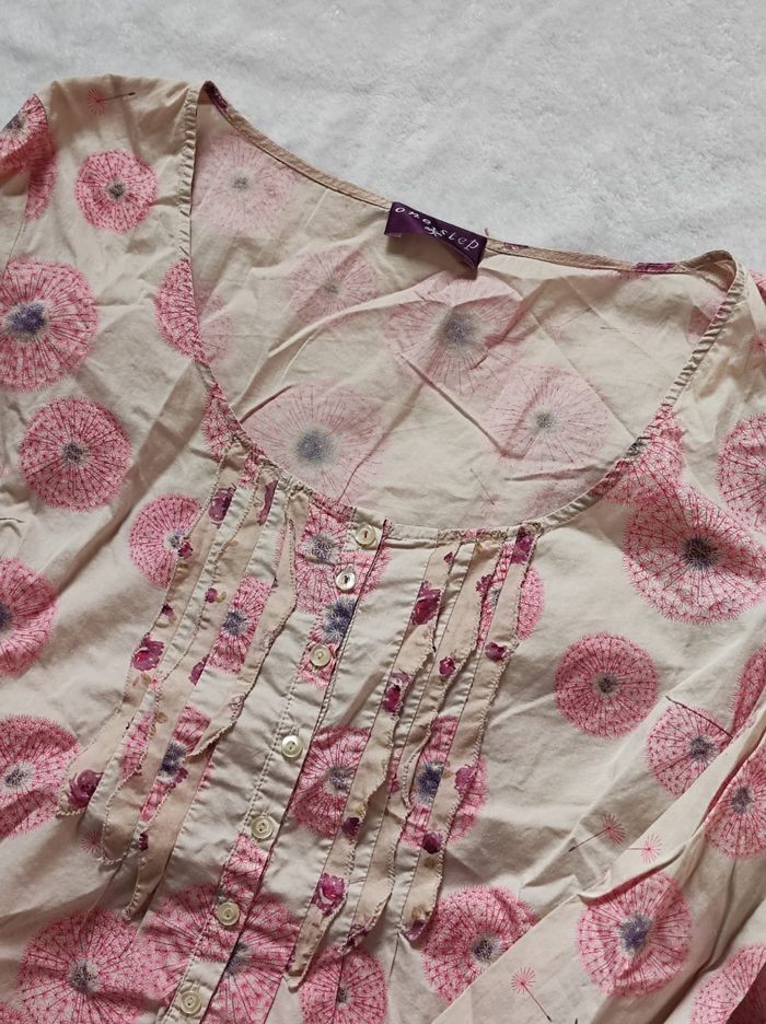 Blouse vintage  coton taille 42 - photo numéro 3