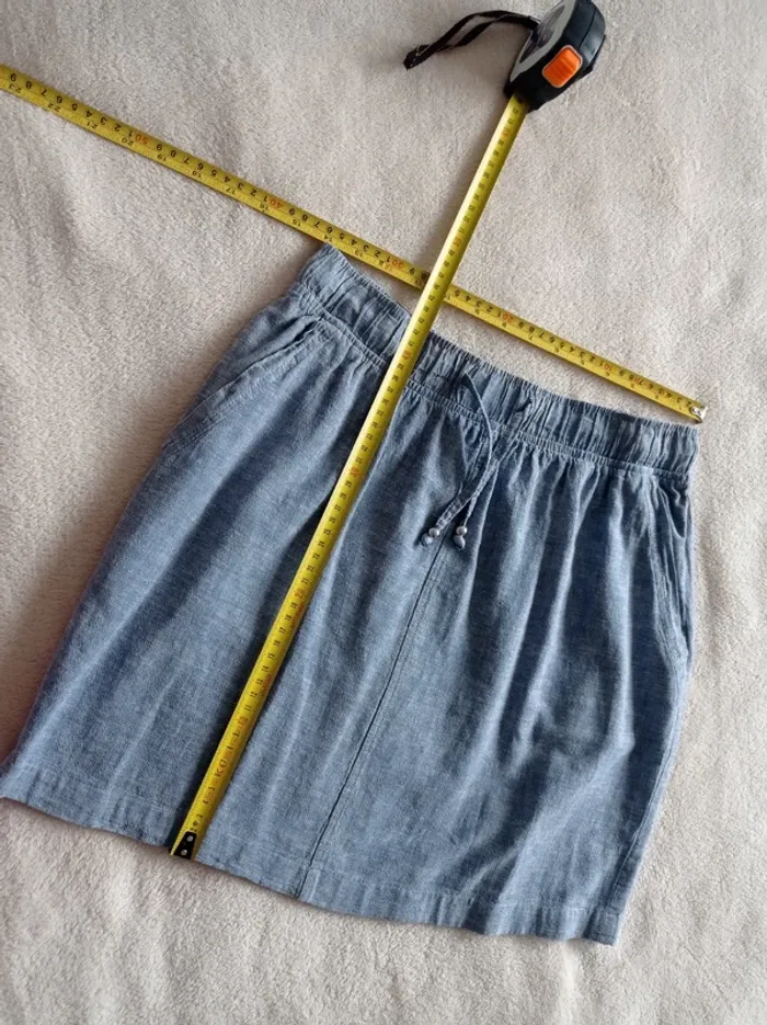 Mini-jupe avec ceinture élastique et poches 38 - photo numéro 8