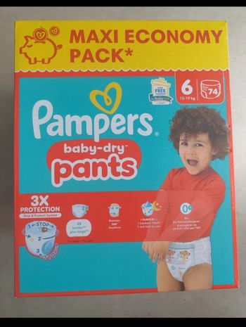 Couches Pampers baby-dry/pants